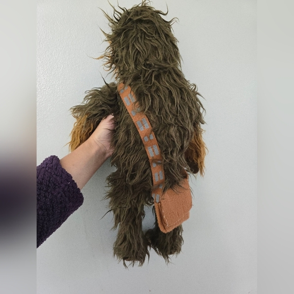 STAR WARS CHEWBACCA with shoulder bag Plush Stuffed Animal - Picture 3 of 6
